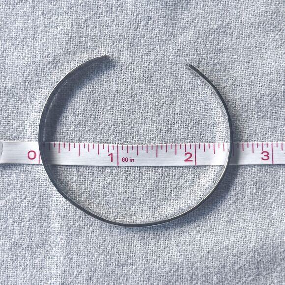 Nataliya V Collister NVC Love Believe Dream Sterling Silver 925 Cuff Bracelet - Picture 4 of 5